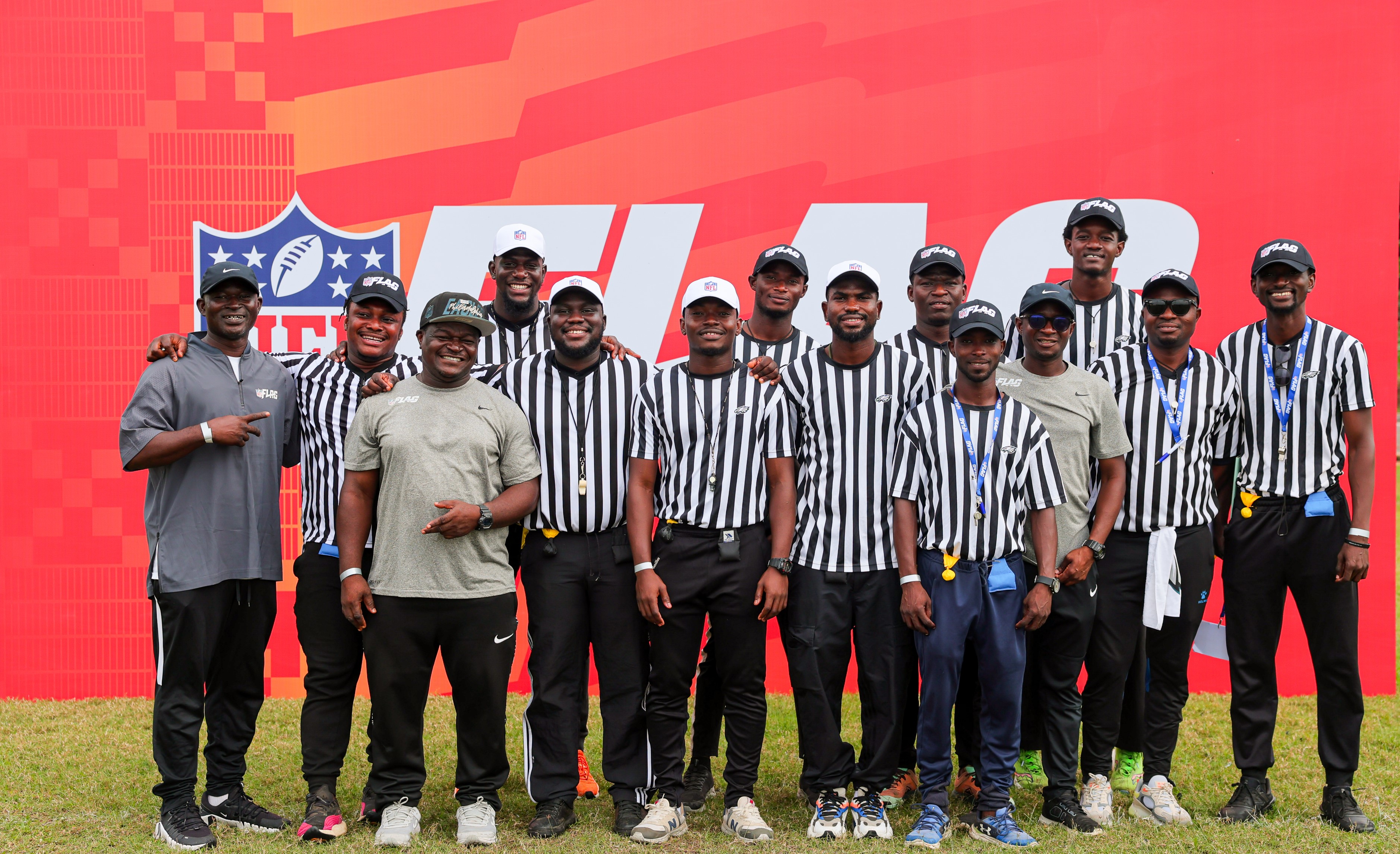 An adult league game in action